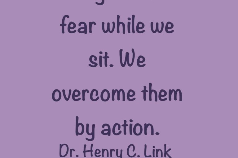 Fear to action