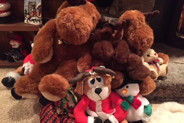 Christmas moose